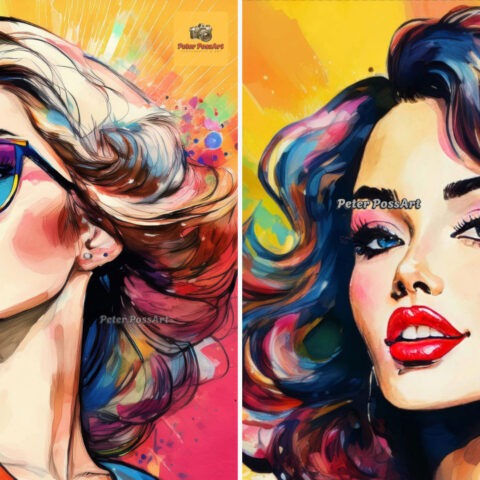 Pop Art Porträts
