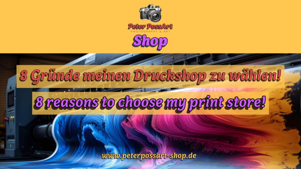8 Gründe meinen Druckshop zu wählen!