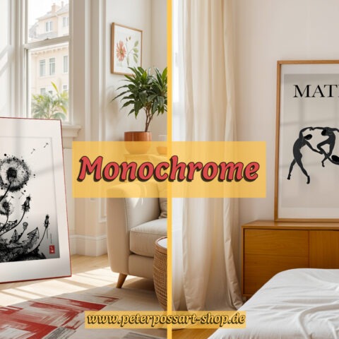 Monochrome Kunst