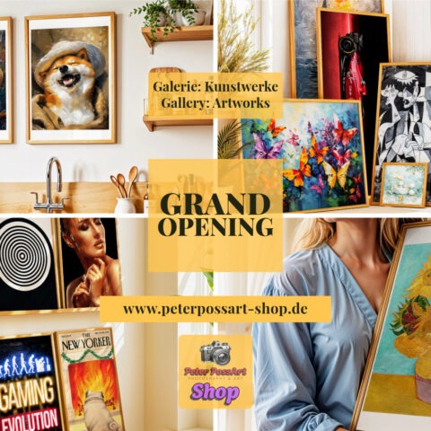 Eröffnung der Galerie: Kunstwerke!