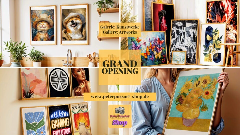 Eröffnung der Galerie: Kunstwerke!