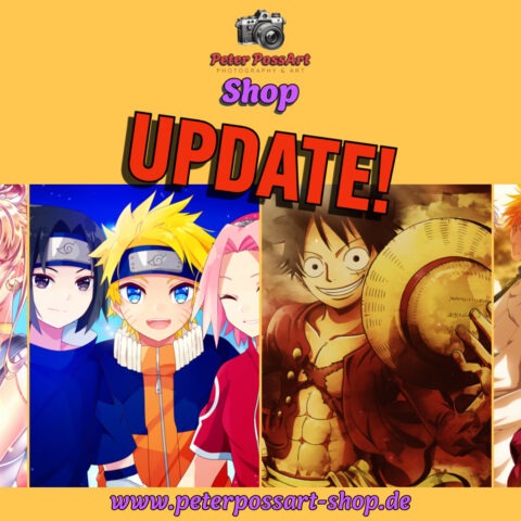 Anime-Alarm! Neue Galerien erobern den Peter Possart Shop!