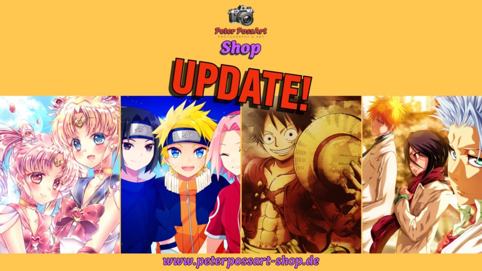 Anime-Alarm! Neue Galerien erobern den Peter Possart Shop!